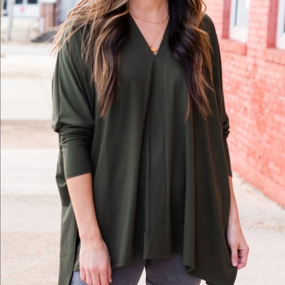 Oversized Nellie Mae Long Sleeve Top